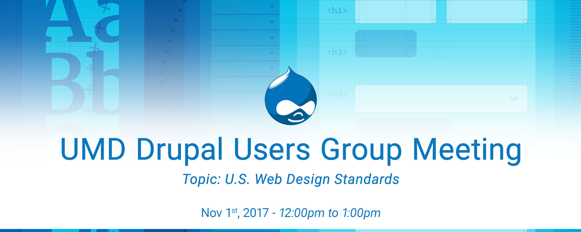 Drupal Users Meeting - U.S. Web Design Standards